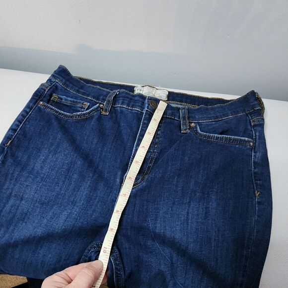 FREE PEOPLE WOMEN'S DISTRESSED HOLEY SKINNY DENIM JEANS BLUE SIZE 29R - Picture 4 of 6